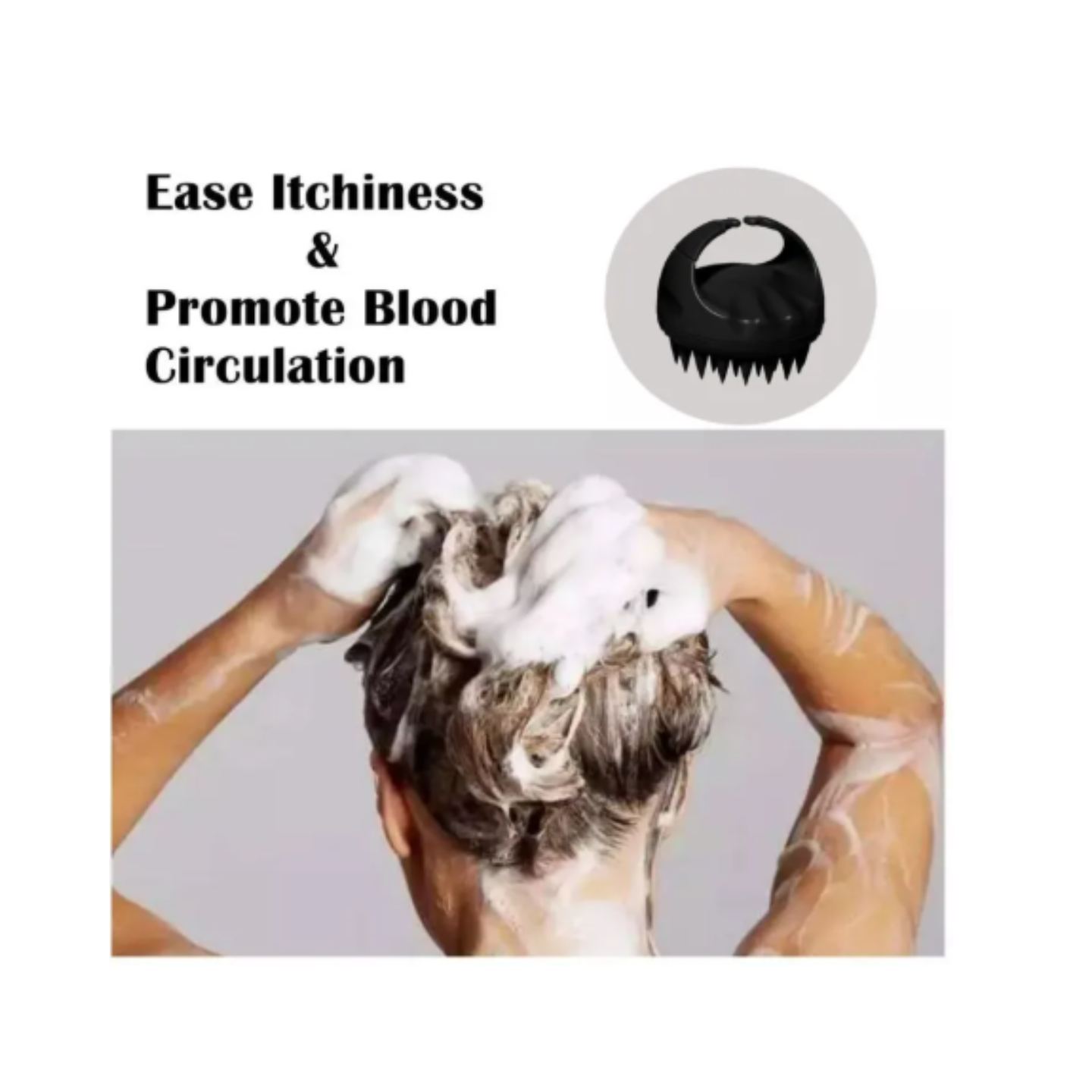 Silicone Scalp Massager / Shampoo Scrubber / Shampoo Brush