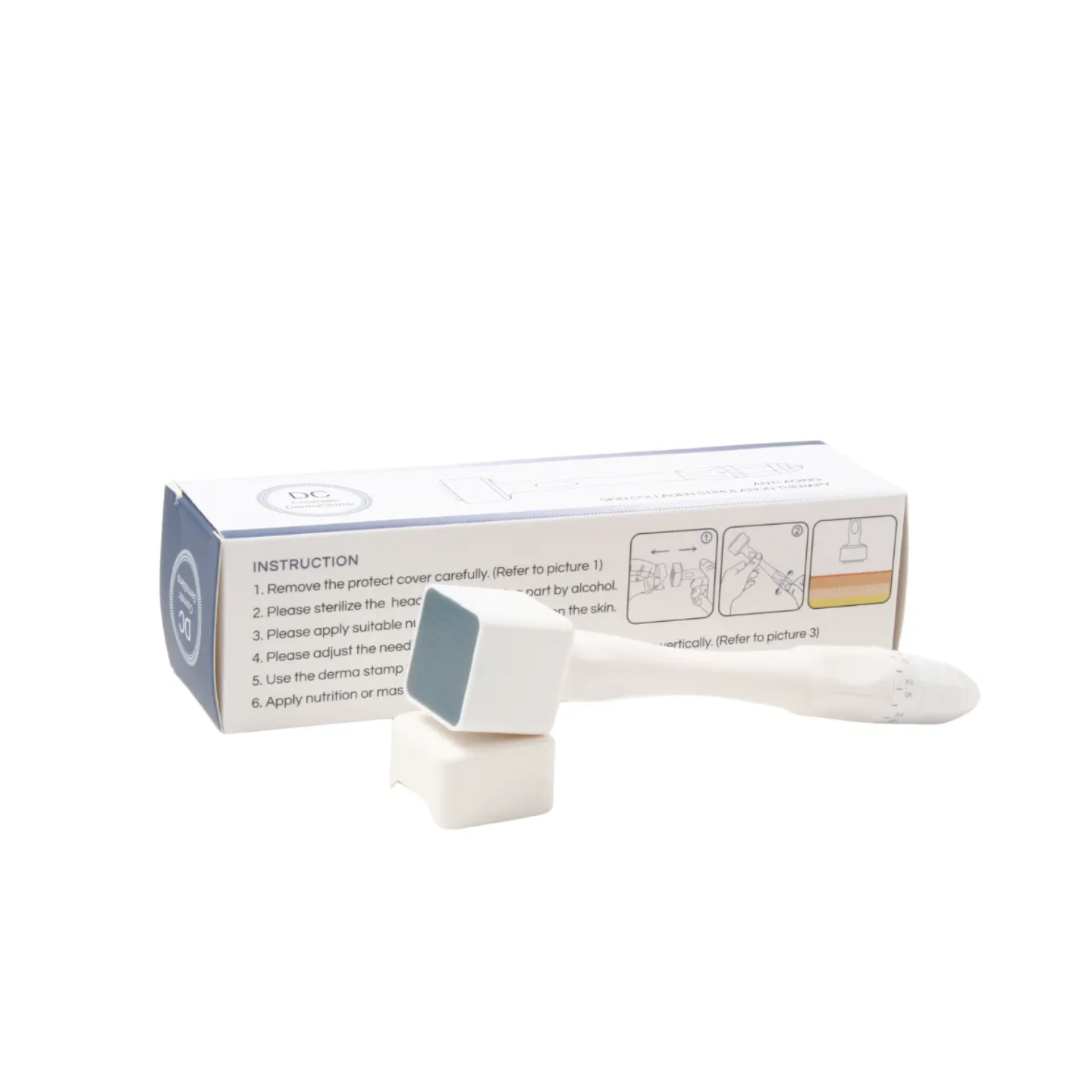 Derma Stamp With Adjustable Needle Length