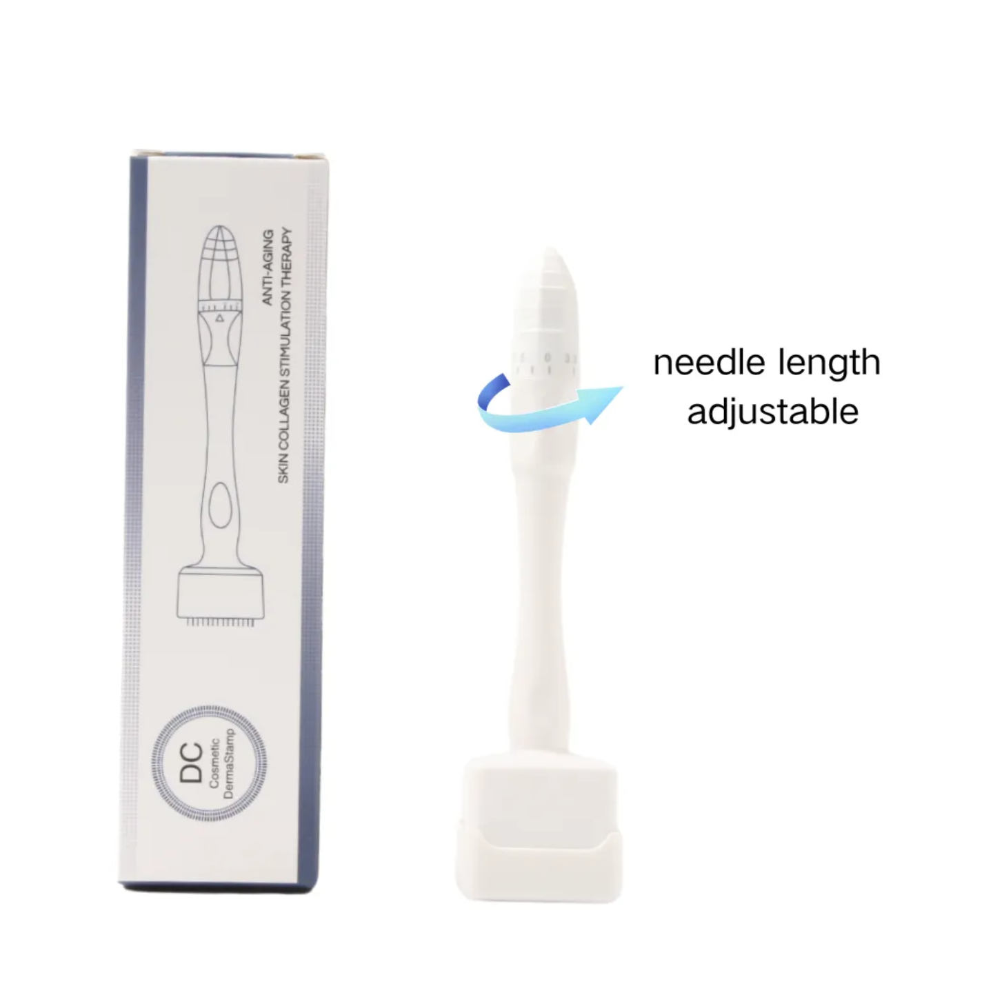 Derma Stamp With Adjustable Needle Length
