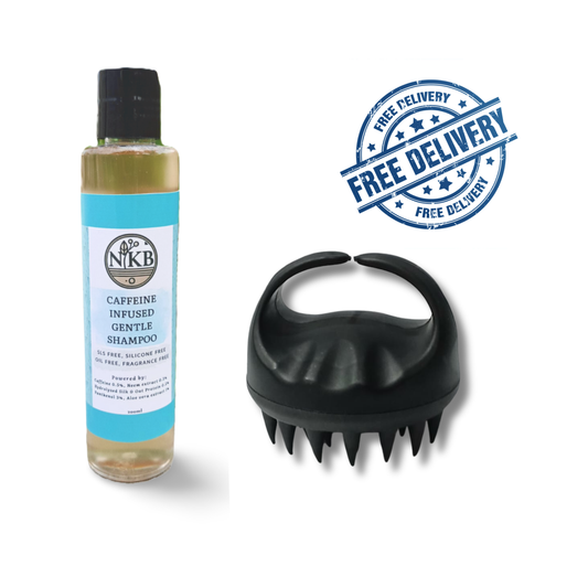 Caffenix Shampoo With Silicone Brush