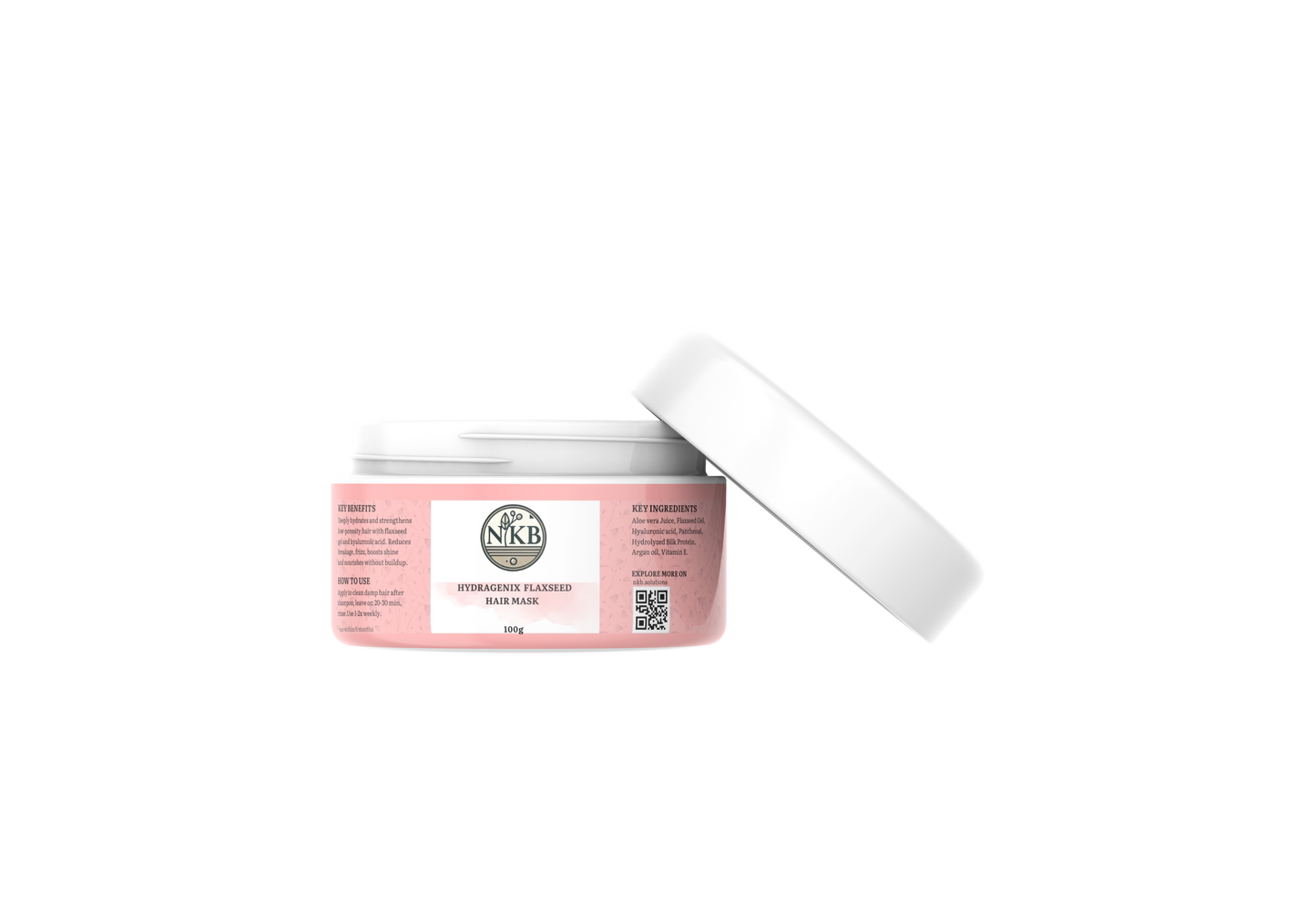 Hydragenix flaxseed hair mask by NKB