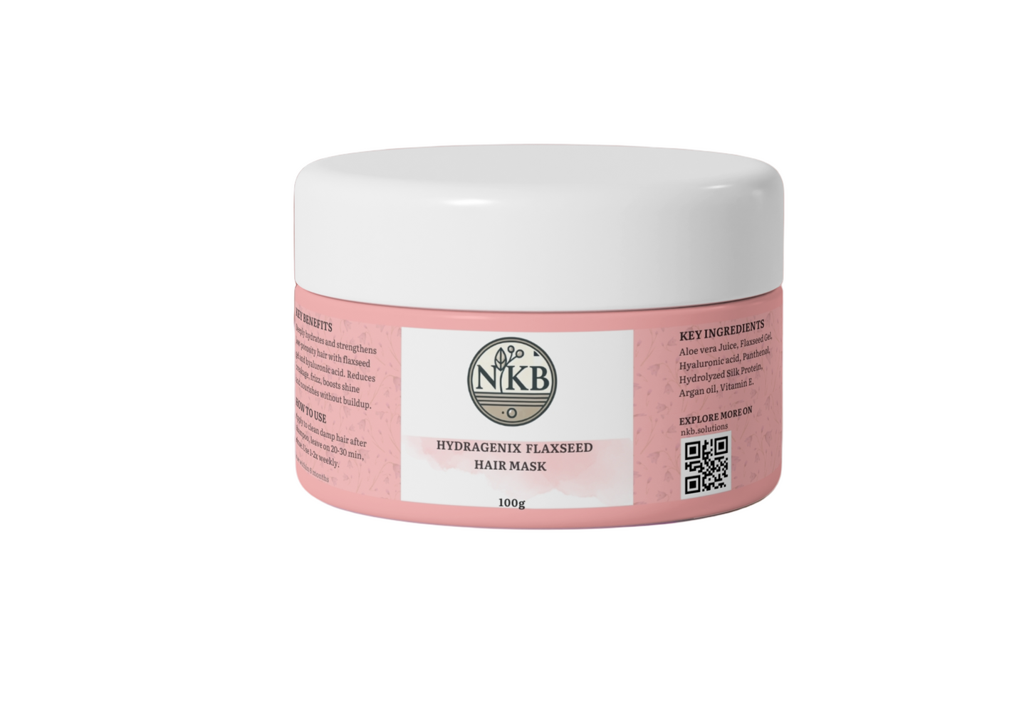 Hydragenix flaxseed hair mask by NKB